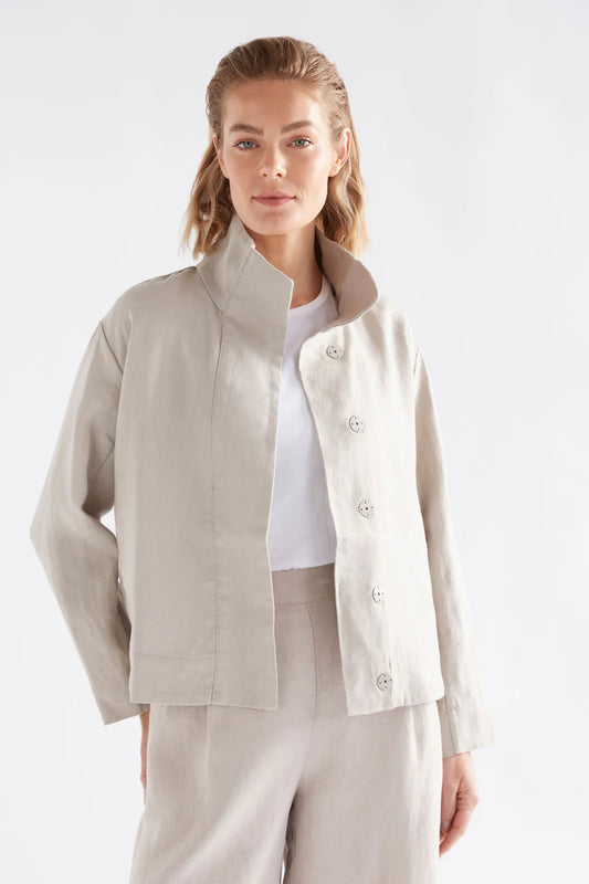 Elk flax linen Hofer jacket.