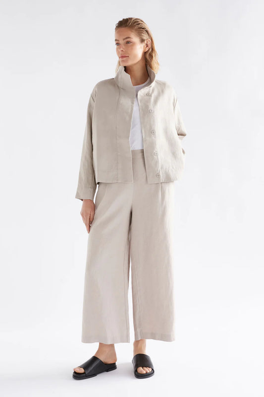 Elk flax linen Hofer jacket.