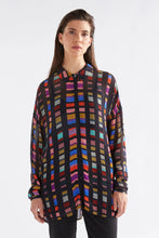 Load image into Gallery viewer, Elk Eir sheer shirt in Tessela print.