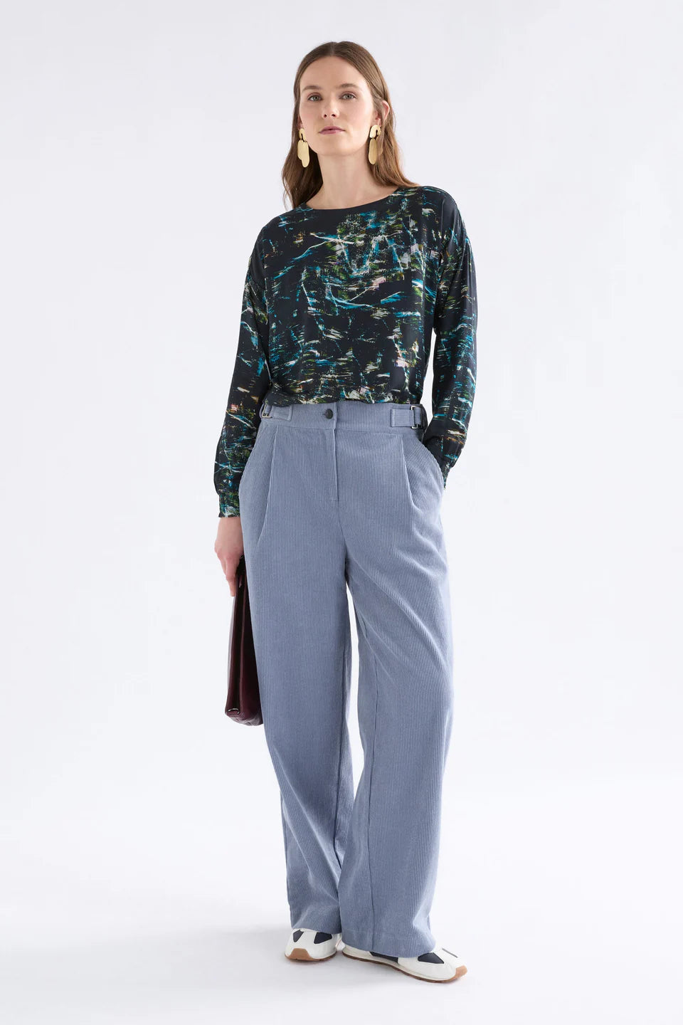 Elk Noemi cord pant - ice blue
