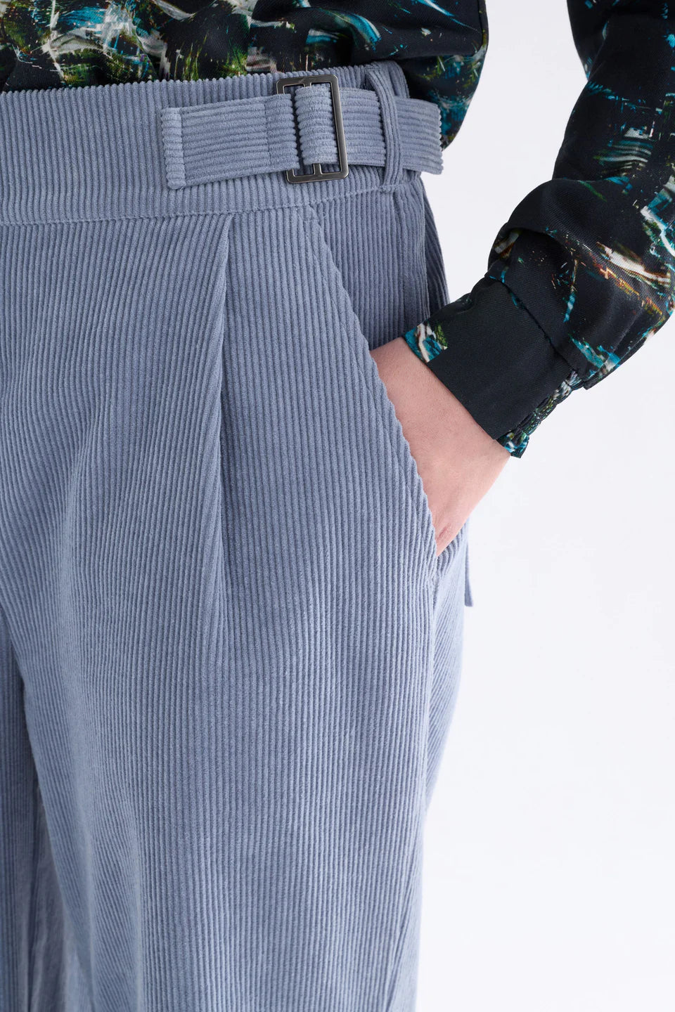 Elk Noemi cord pant - ice blue