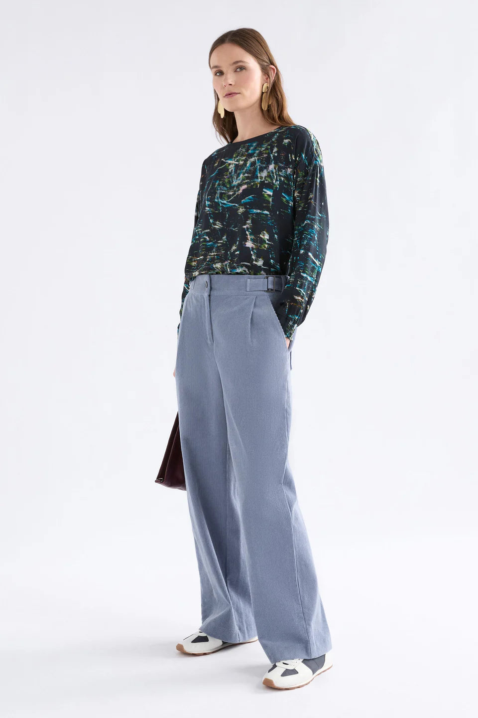 Elk Noemi cord pant - ice blue