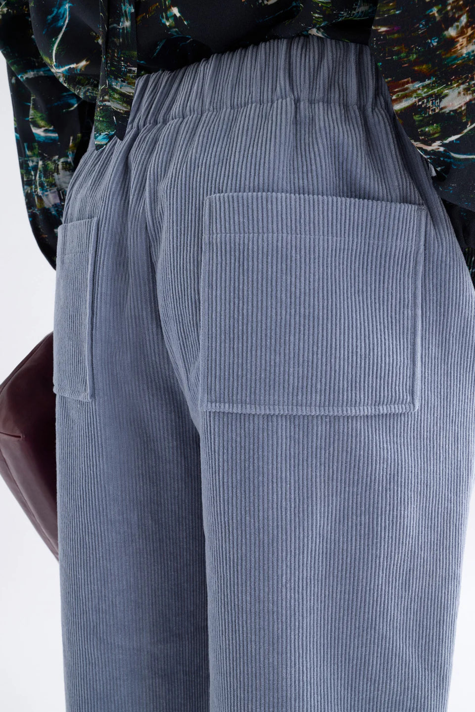 Elk Noemi cord pant - ice blue