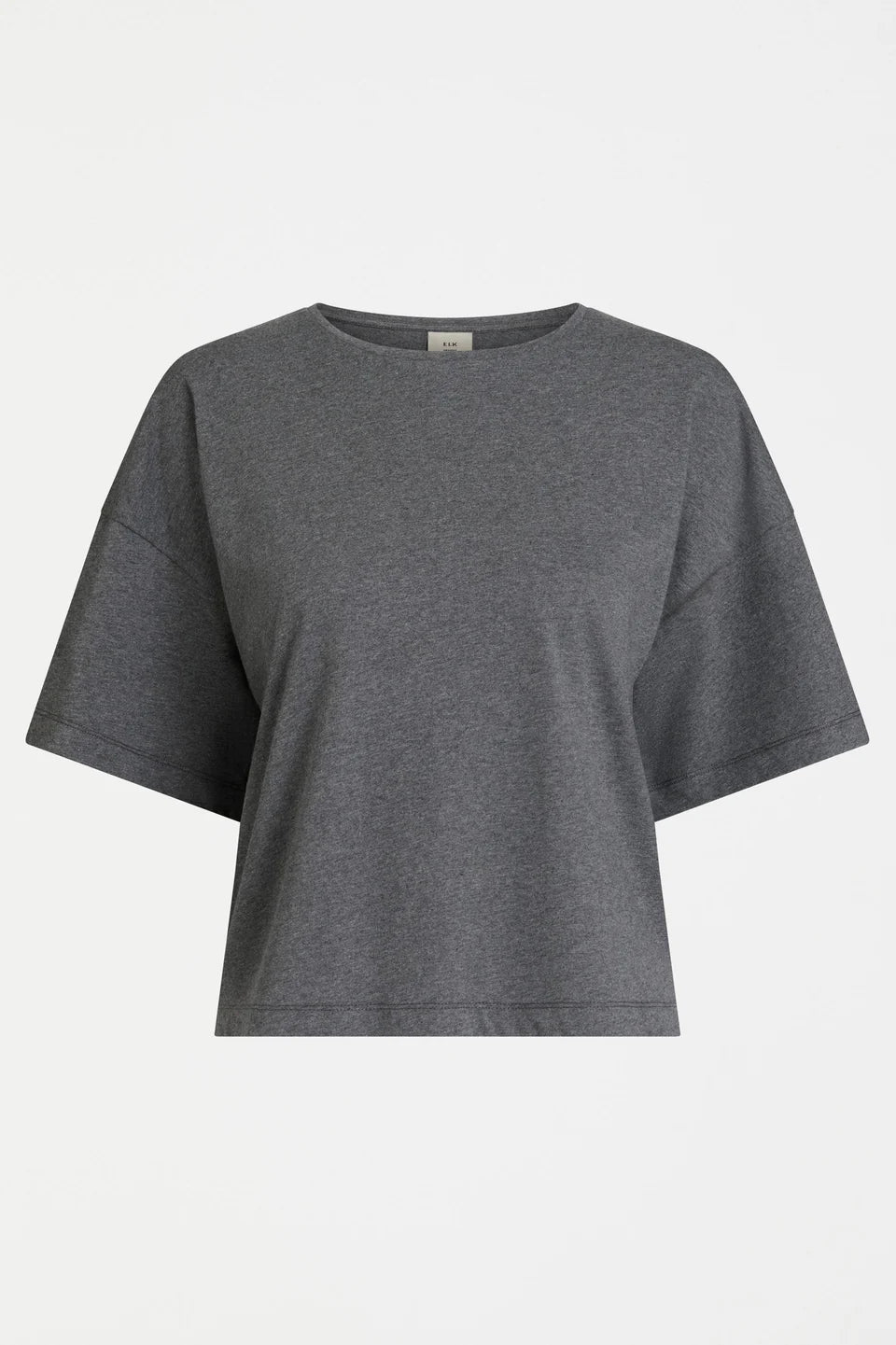 Elk organic cotton Kovaa tshirt in charcoal grey.