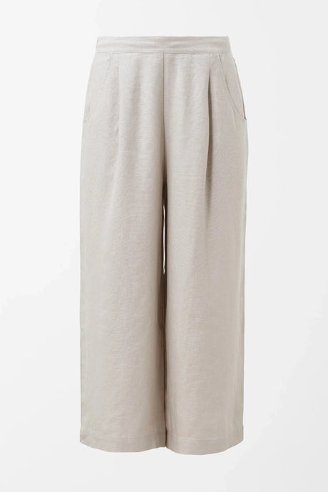 Elk Ilona pant in flax French linen.