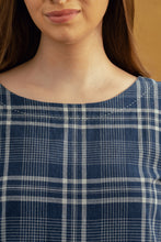 Load image into Gallery viewer, Dve Toshni dress - indigo check