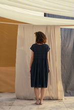 Load image into Gallery viewer, Dve Nayra dress - navy linen