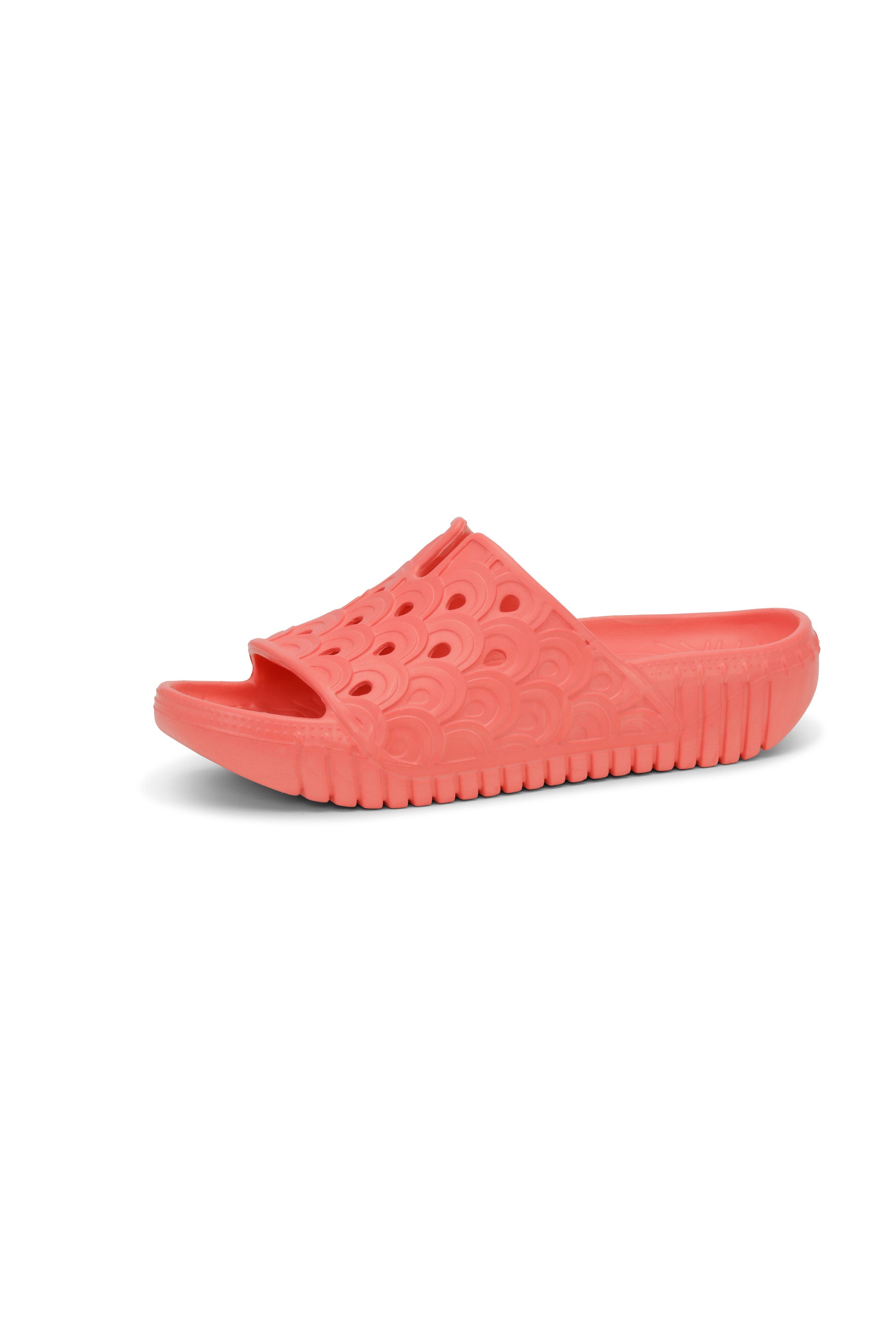 Ilse Jacobsen Birch EVA slide sandal in Dubarry coral.