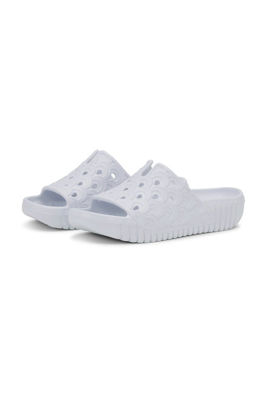 Ilse Jacobsen Birch EVA slide sandal in Heather light blue.