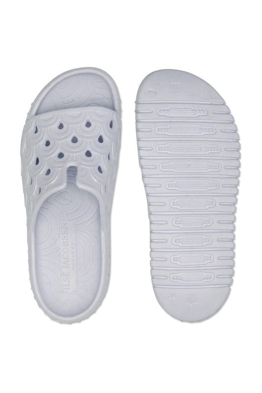Ilse Jacobsen Birch EVA slide sandal in Heather light blue.