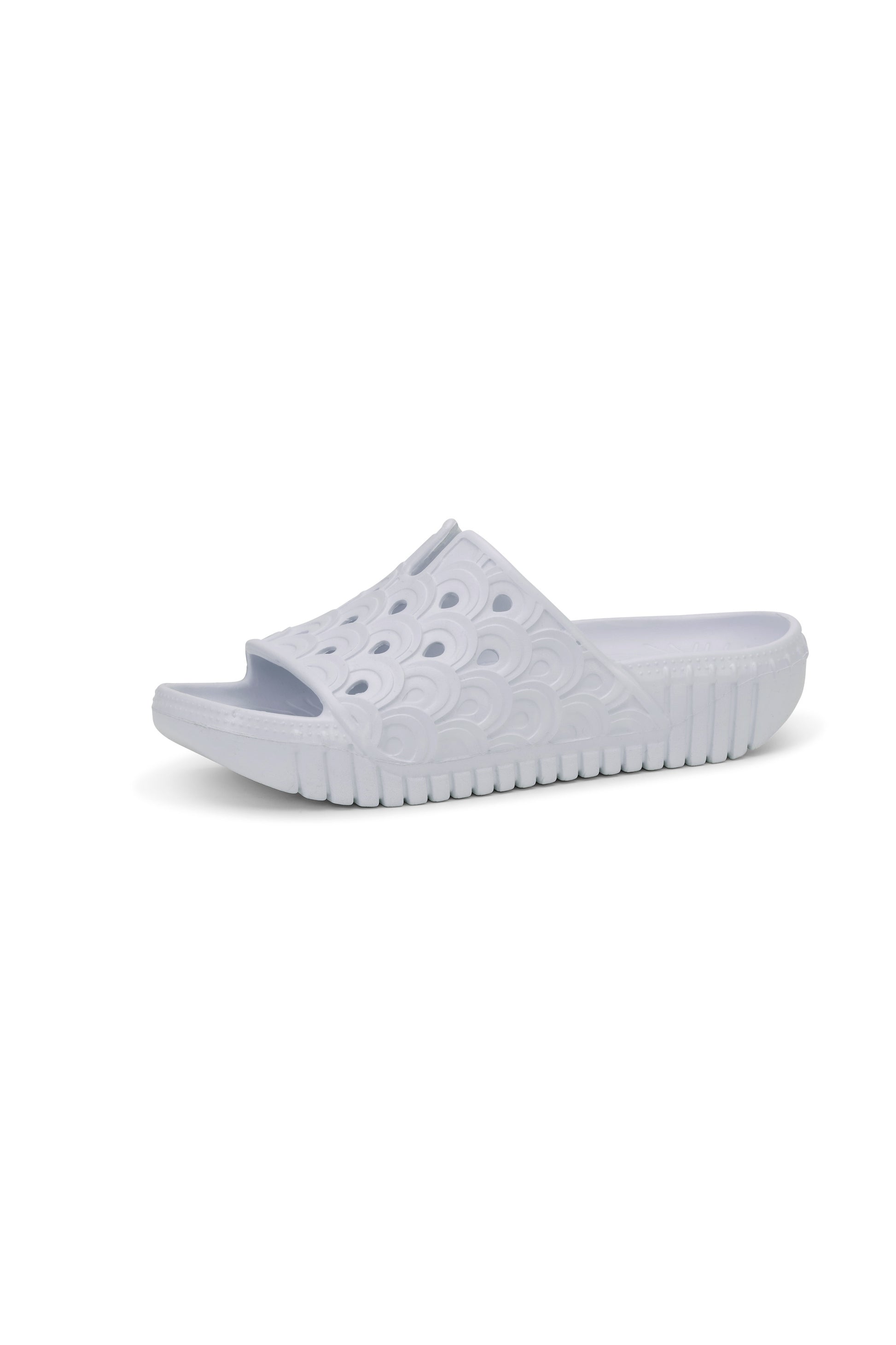Ilse Jacobsen Birch EVA slide sandal in Heather light blue.