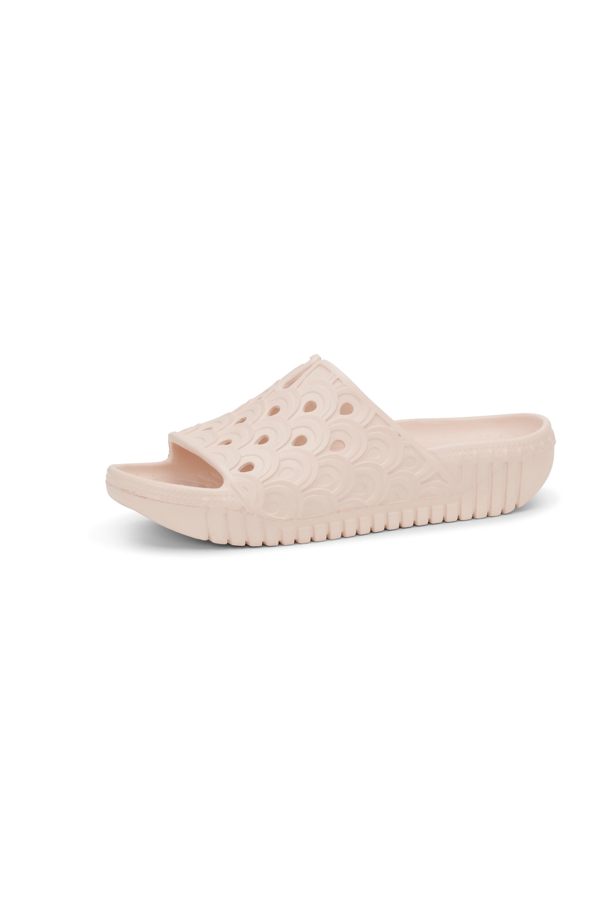 Ilse Jacobsen Birch EVA slide sandal in Lotus light pink.