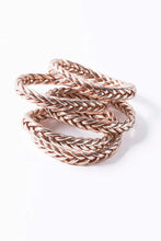 Load image into Gallery viewer, Buddhist bracelets champagne braid.
