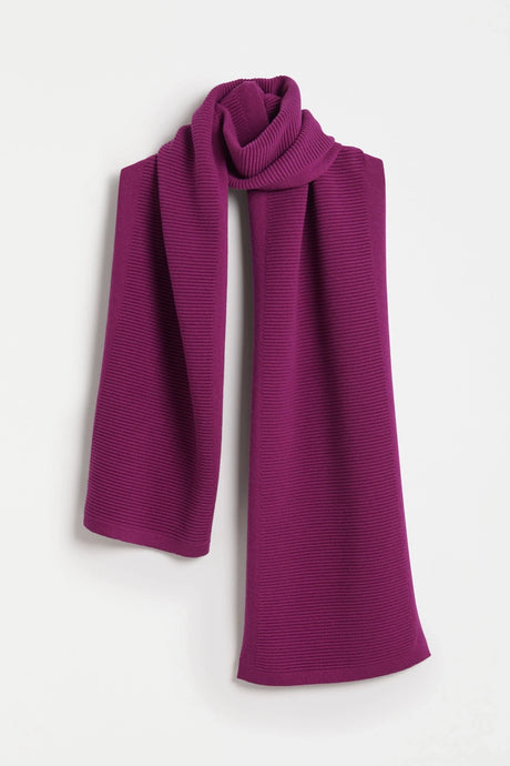 Neiu scarf cotton wool ottoman knit magenta pink