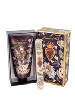 Load image into Gallery viewer, Fragonard Moment vole hand care set, handcream and mirrored nail file.