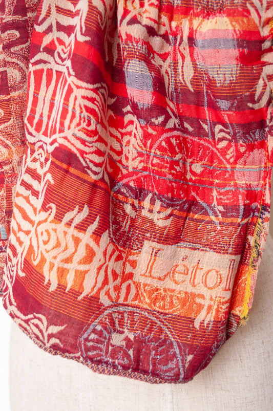 Létol scarf - Diego paprika