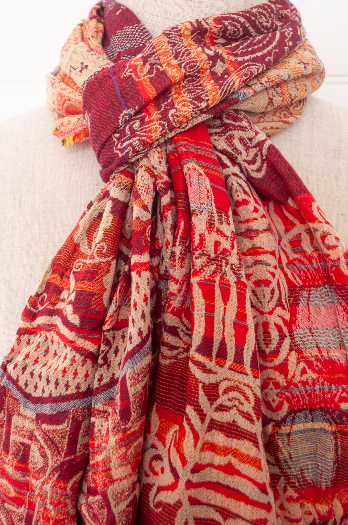 Létol scarf - Diego paprika
