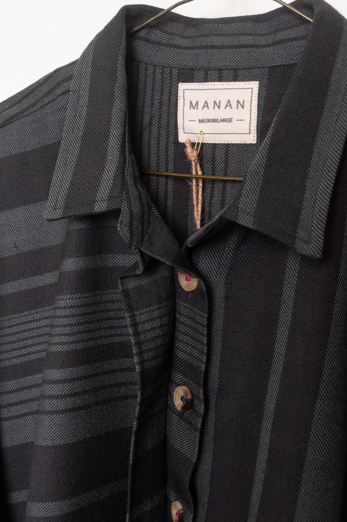 Manan Ellen dolman sleeve shirt - charcoal