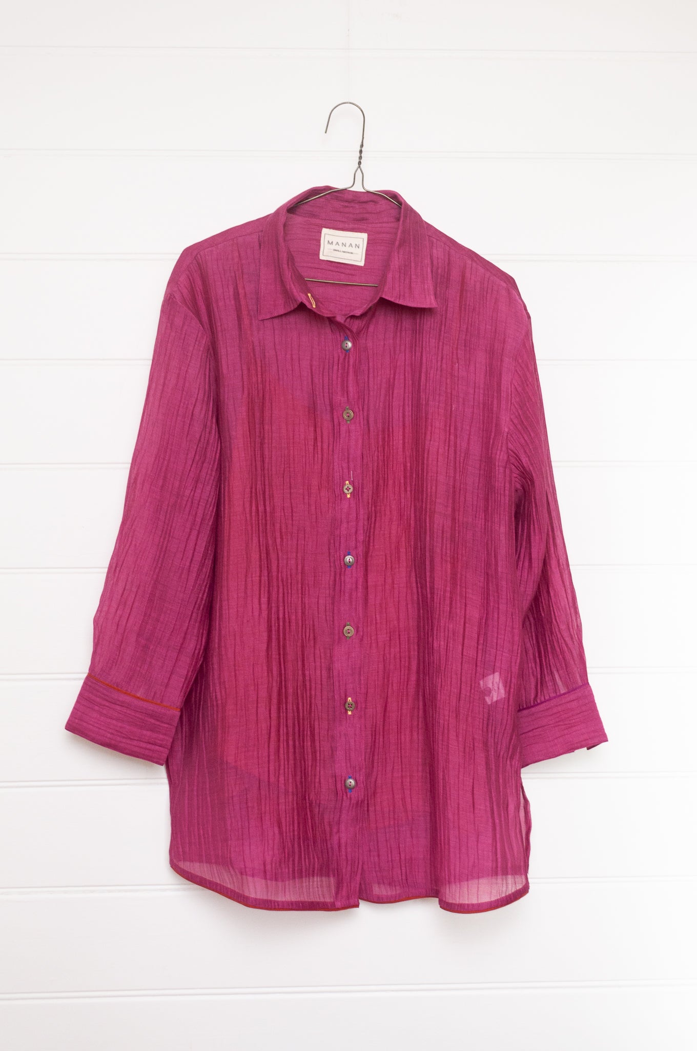 Manan Sonia shirt - magenta