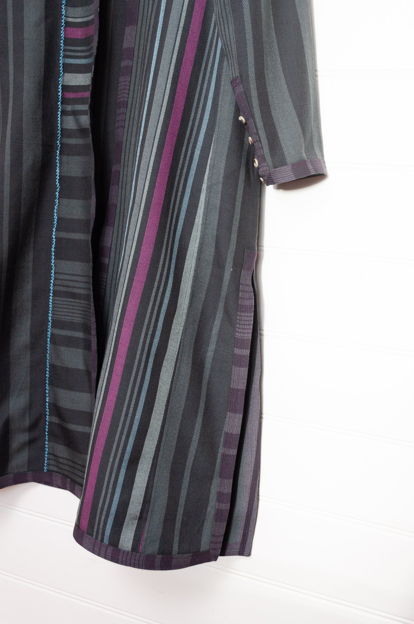 Manan Thena reversible jacket - charcoal
