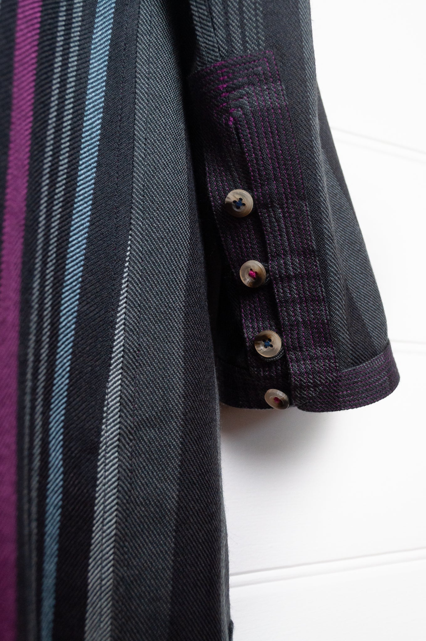 Manan Thena reversible jacket - charcoal