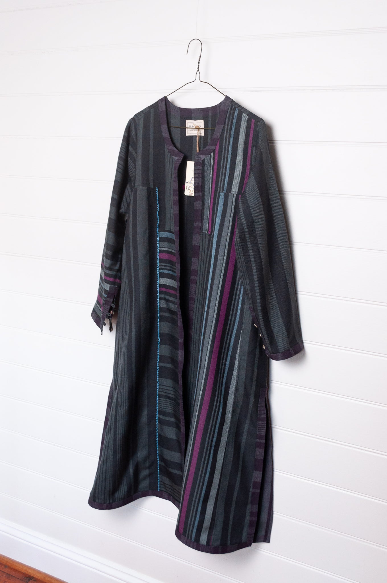 Manan Thena reversible jacket - charcoal