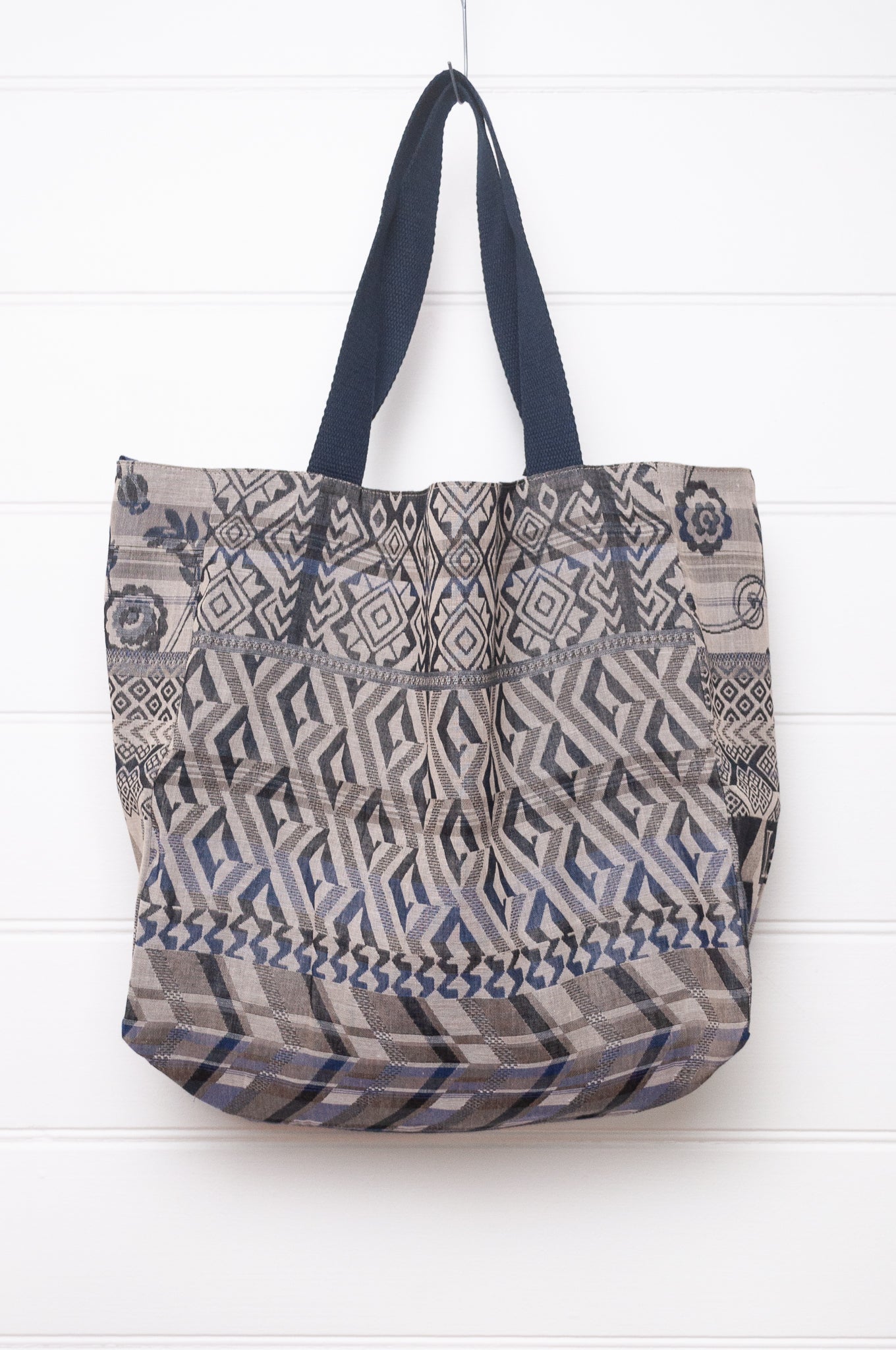 Létol bag - Gontrand bleu chocolat (medium)