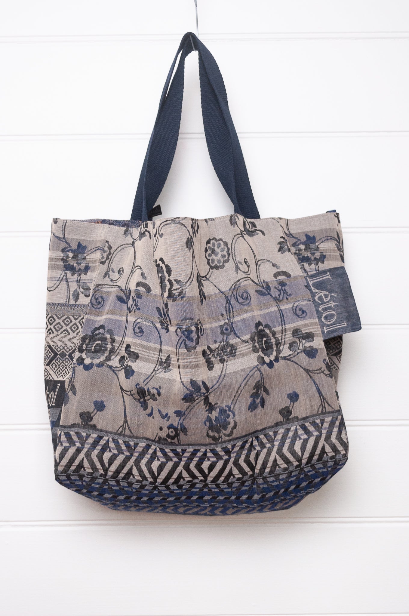 Létol bag - Gontrand bleu chocolat (medium)