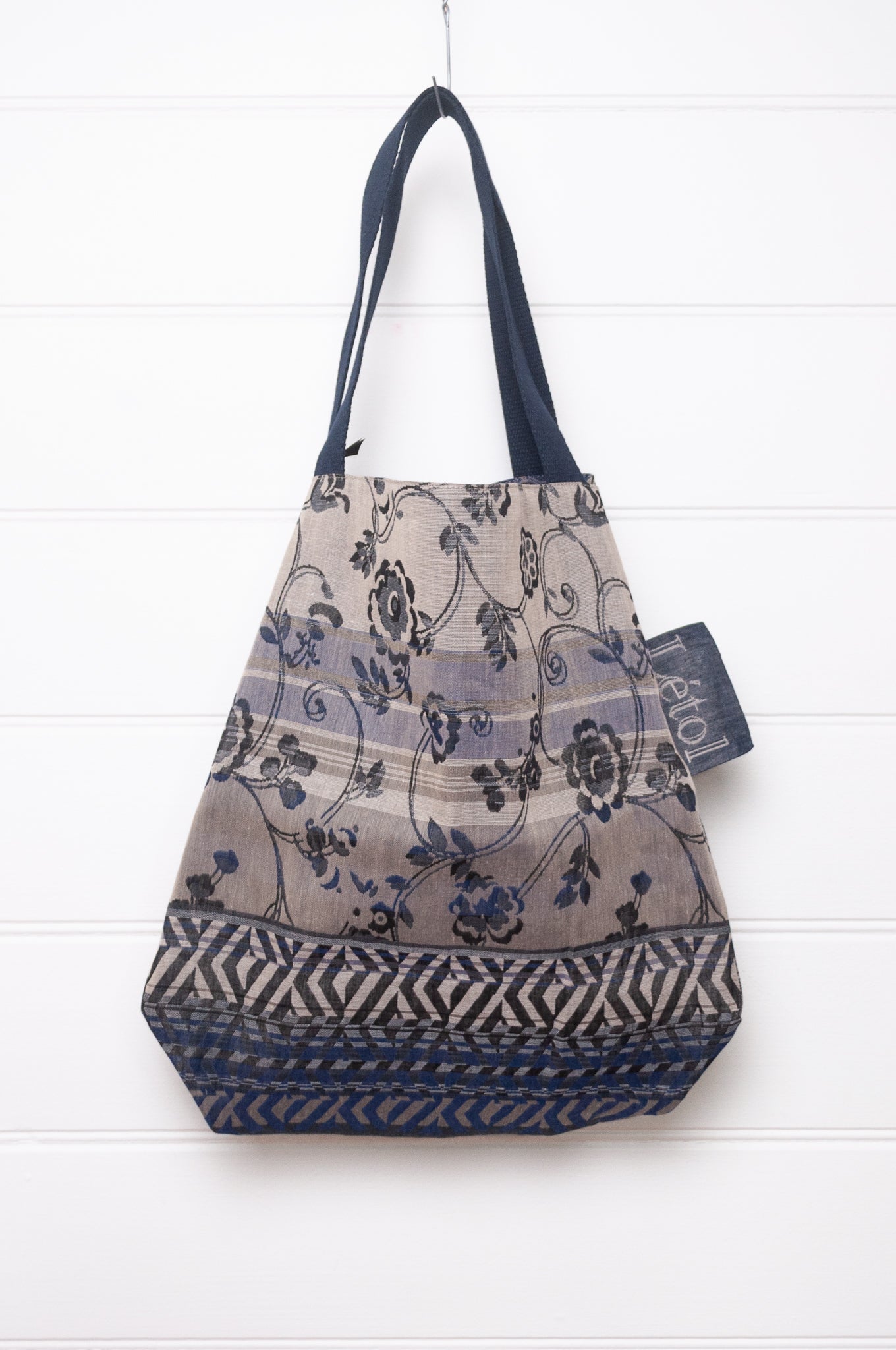 Létol bag - Gontrand bleu chocolat (medium)