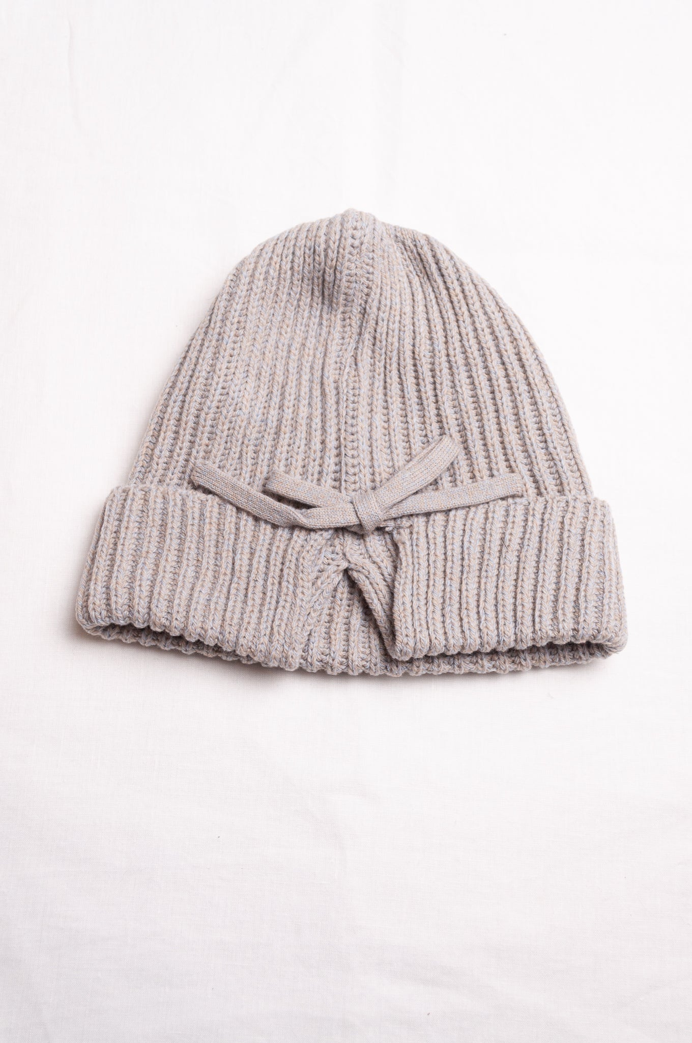 PCNQ pure wool ash grey beanie bonnet.