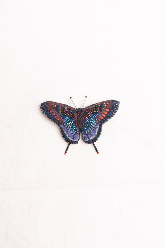 Trovelore brooch - Red spotted purple butterfly