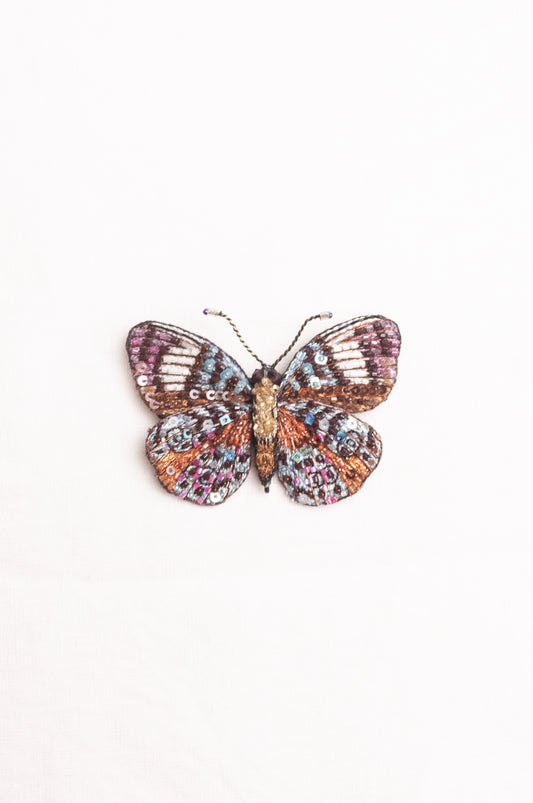 Trovelore brooch - Glorious purplewing butterfly