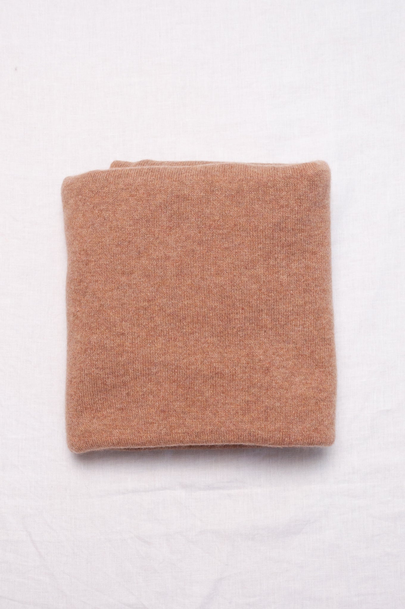 Cashmere scarf wrap shawl in camel light tan brown.