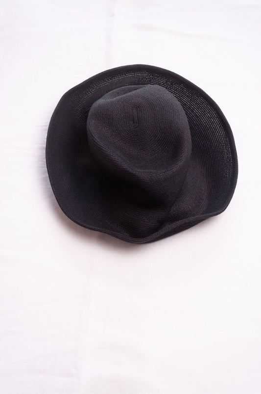 PCNQ Serge made in Japan black foldable hat.