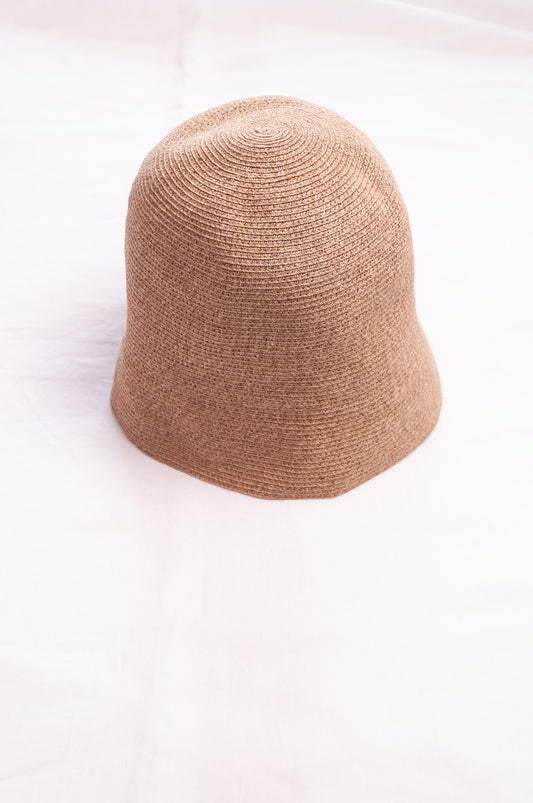 PCNQ made in Japan Hina bucket hat in natural.