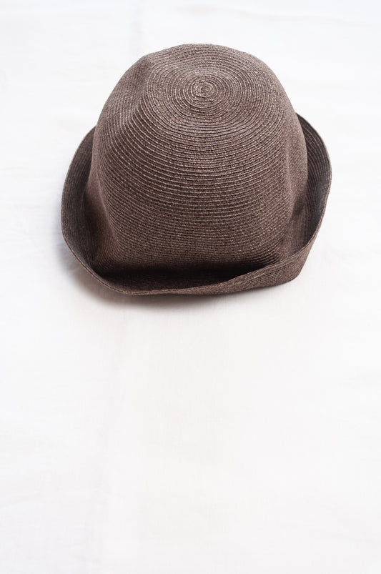 PCNQ made in Japan Hina bucket hat in brown.