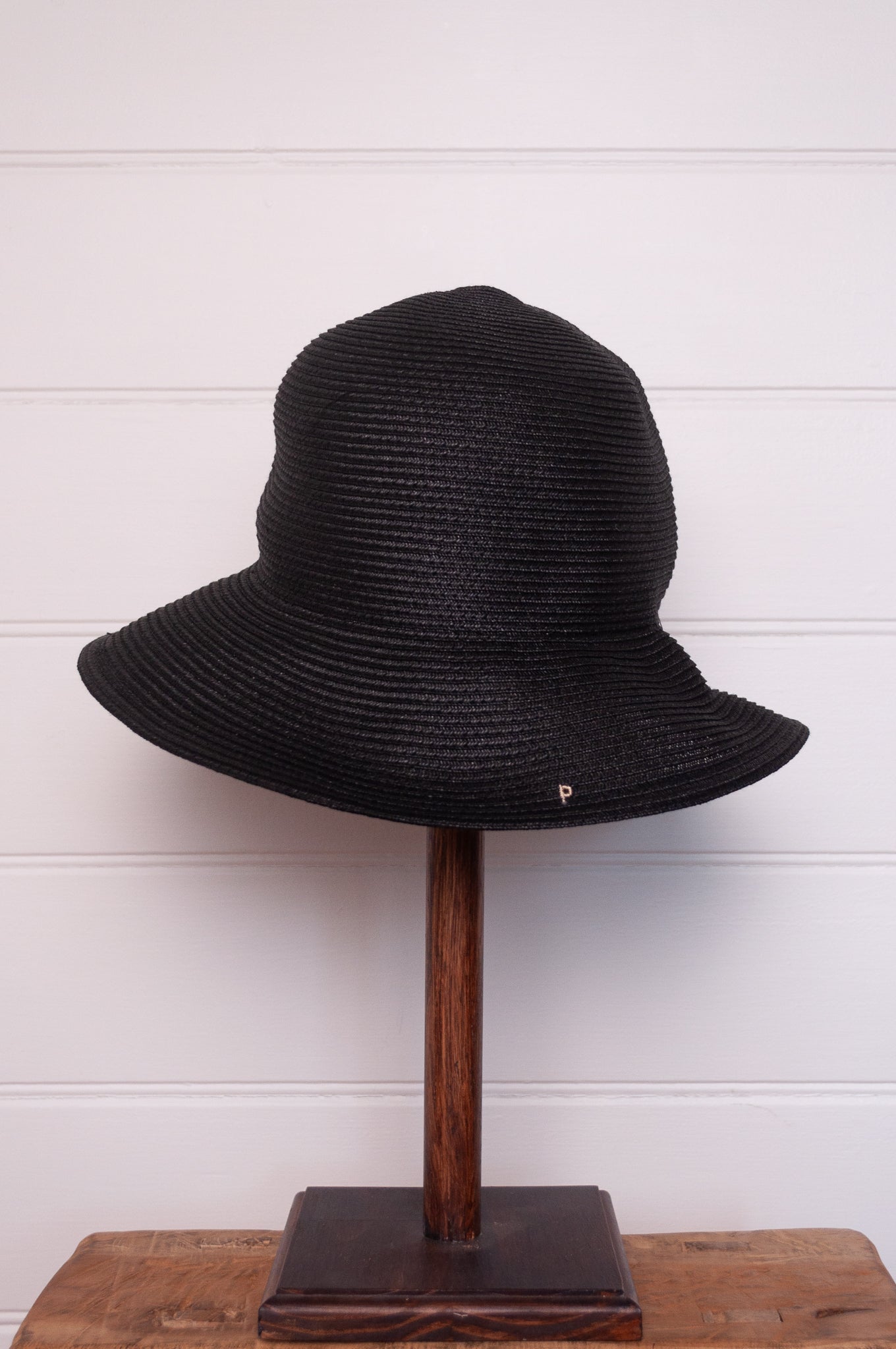 PCNQ Noah made in Japan black foldable hat.