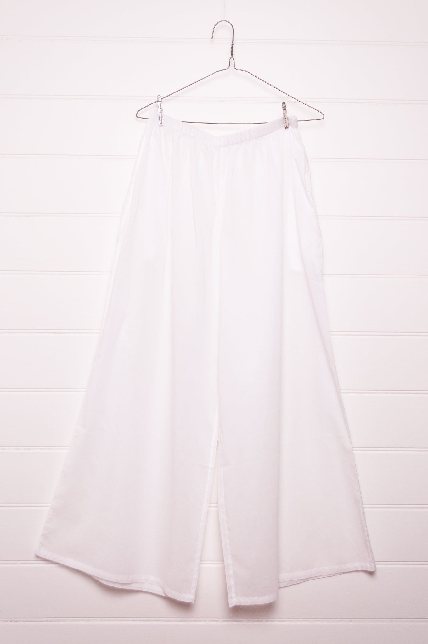 Dve fine cotton voile white petticoat pants.