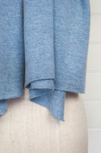 Juniper Hearth cosy cashmere scarf - sky