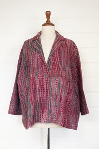 Raga Jadira jacket - quilted shibori cotton