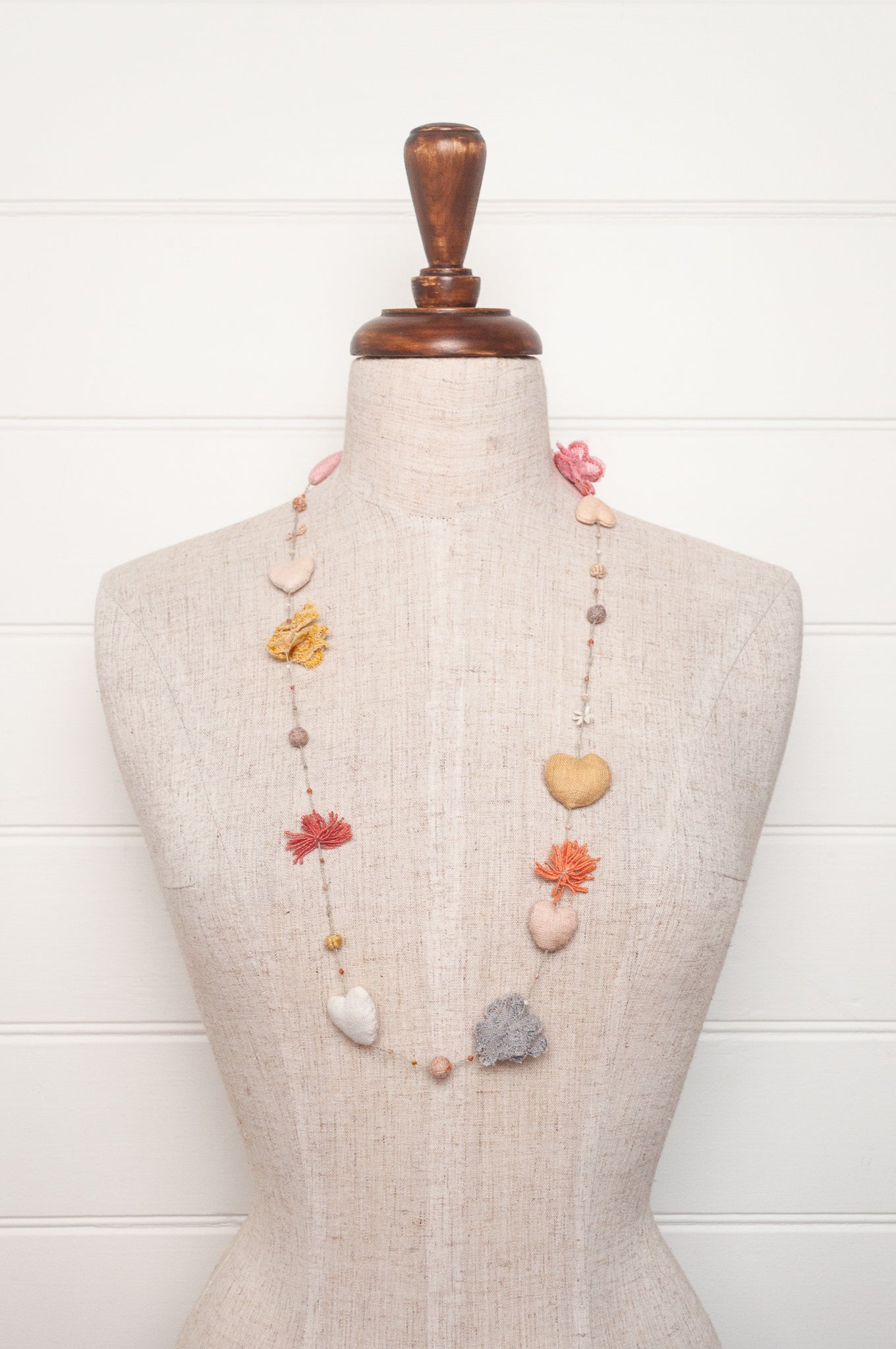 Sophie Digard hearts and flowers necklace.
