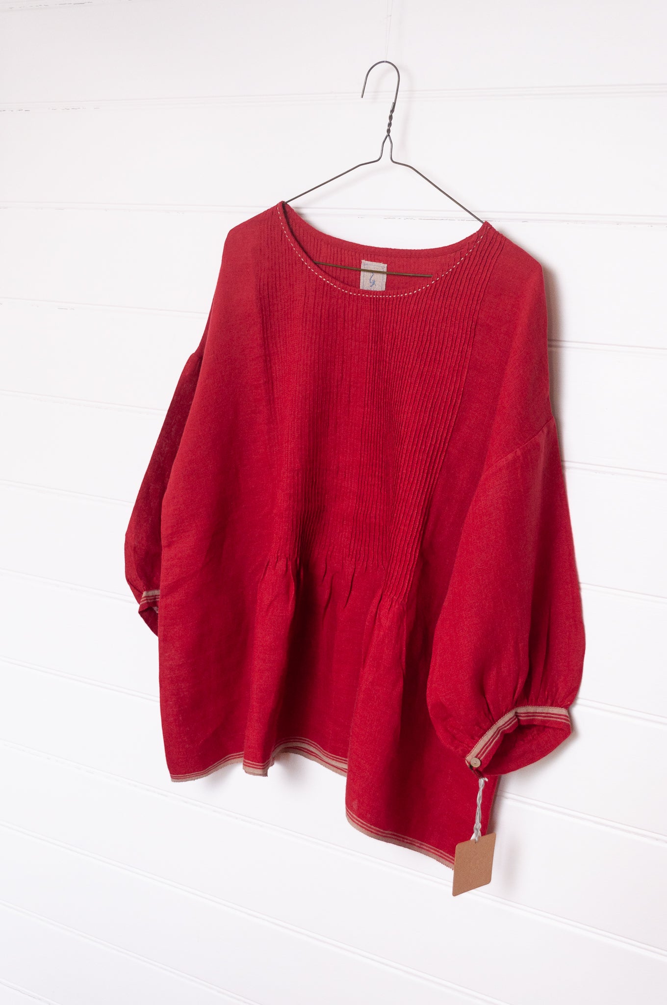 Dve Anisha top - crimson linen