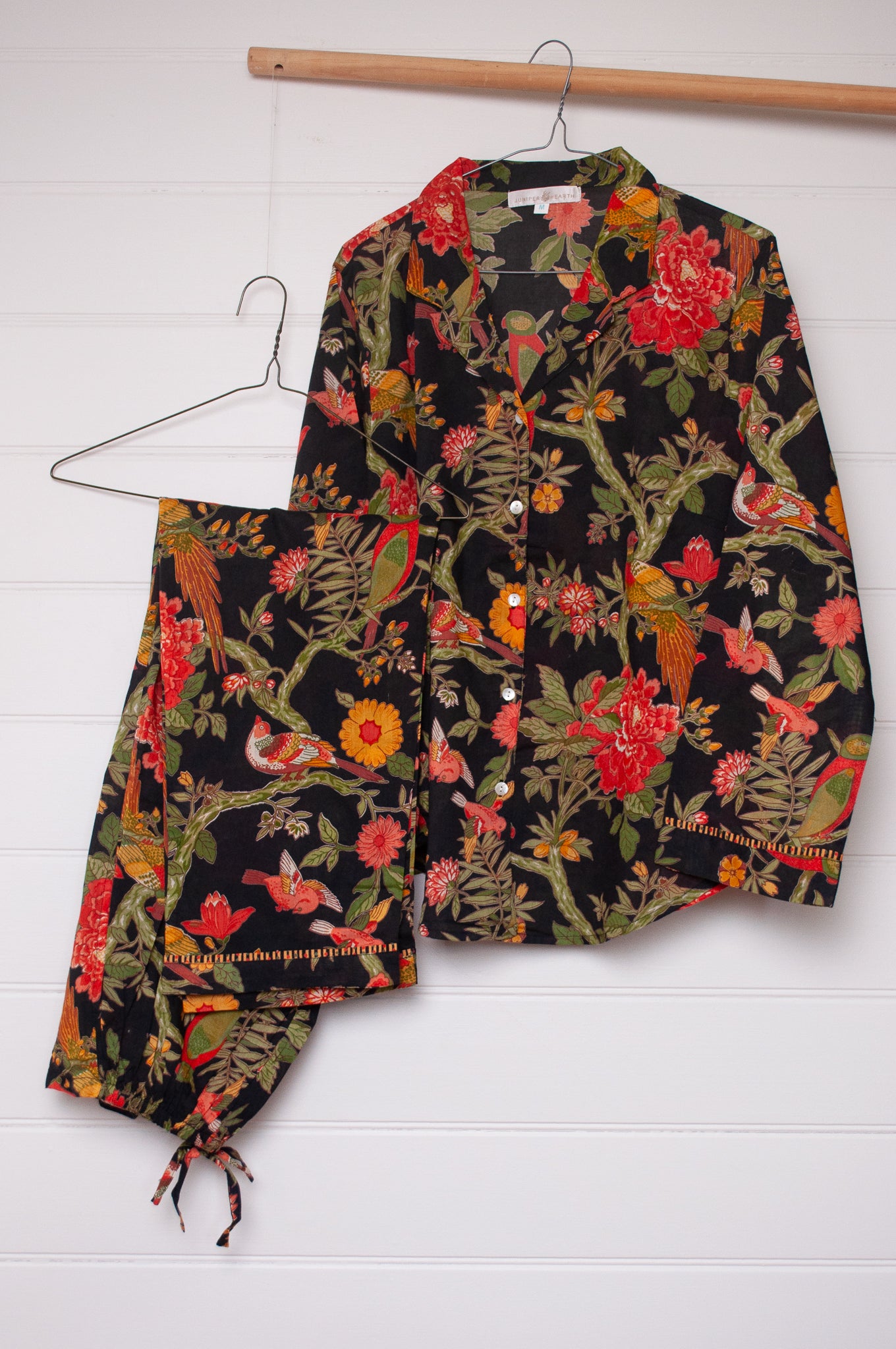 Pyjamas - bird black