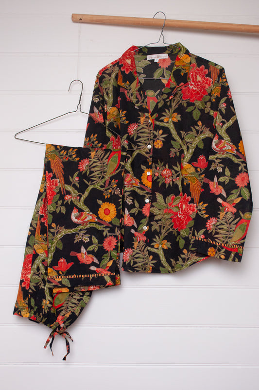 Pyjamas - bird black
