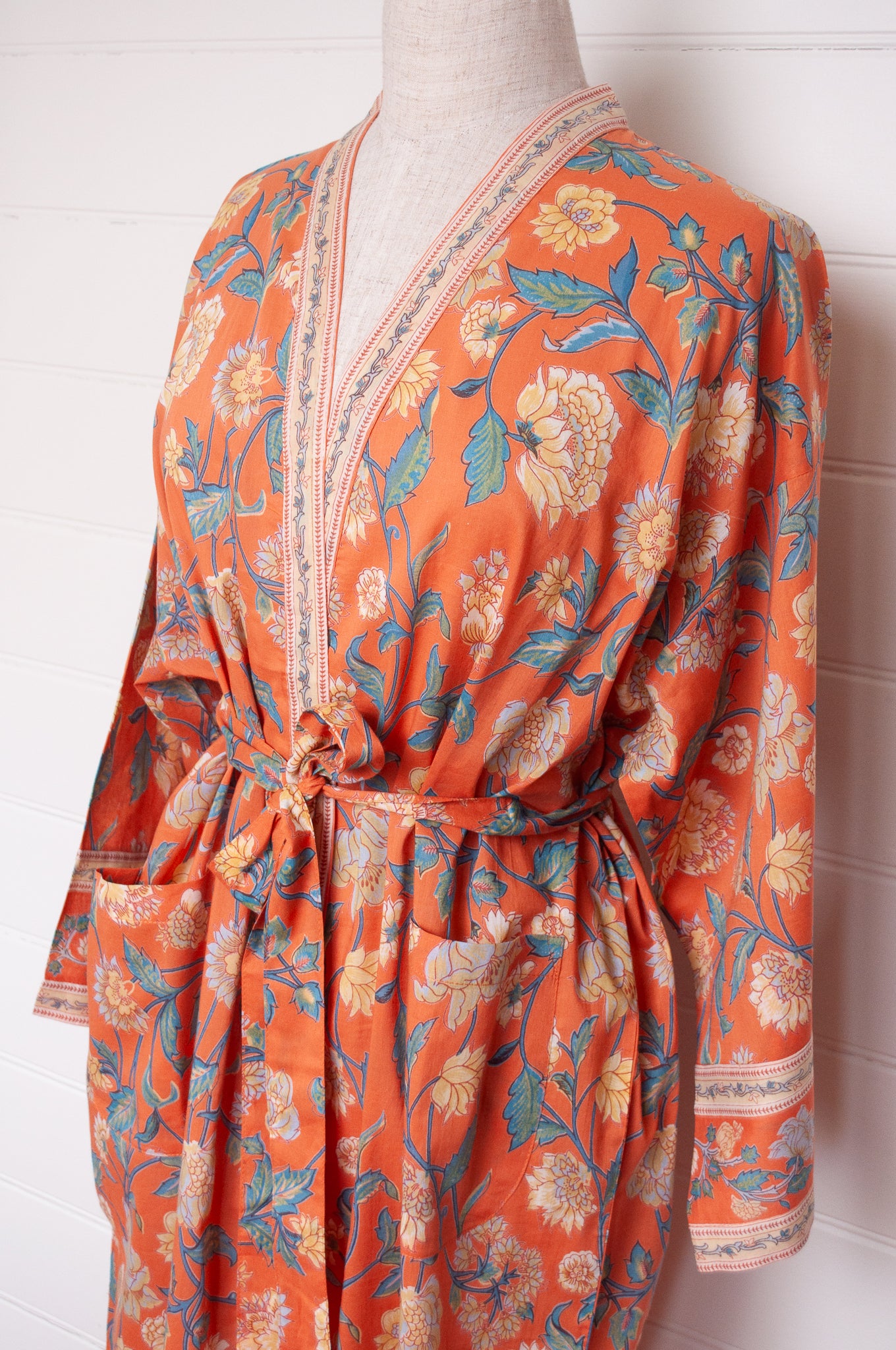 Kimono - Kashmir saffron