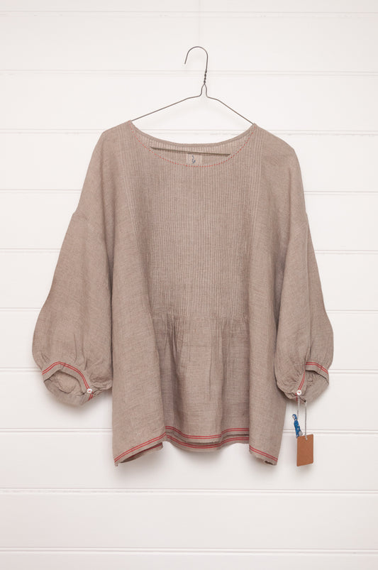 Dve Anisha top - natural linen