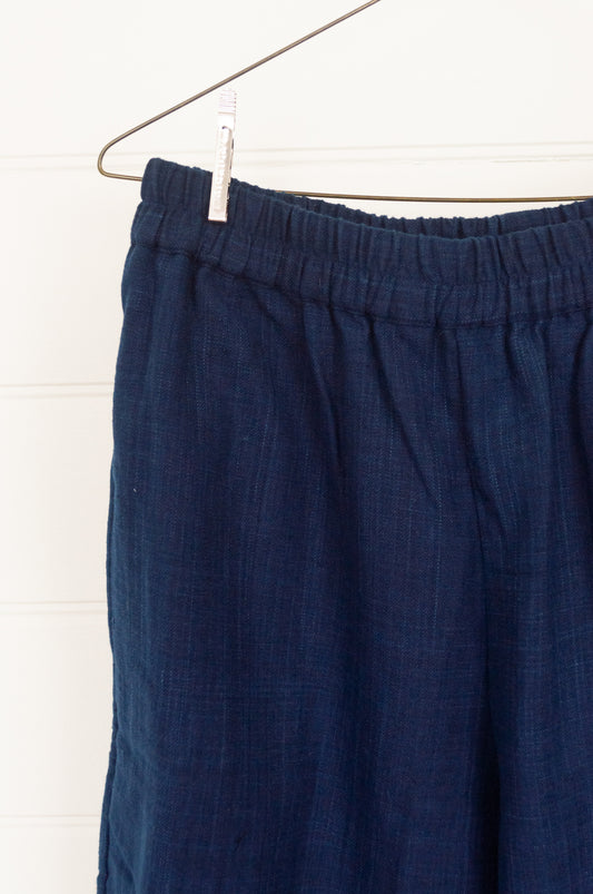 Neeru Kumar indigo handloom pants