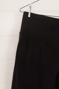 Valia made in Australia stretch cotton pant in black.