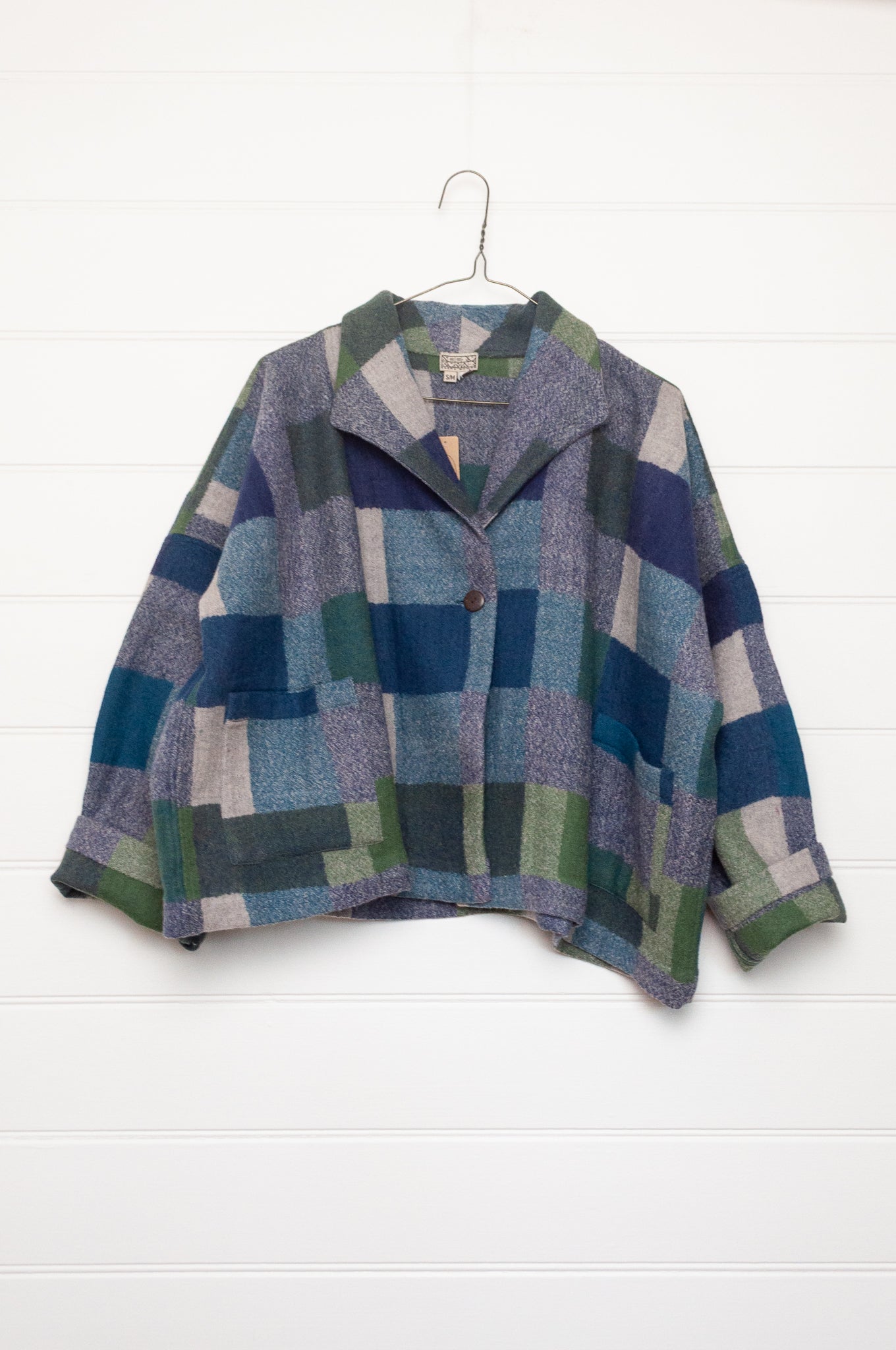 Neeru Kumar Coco jacket - blue green