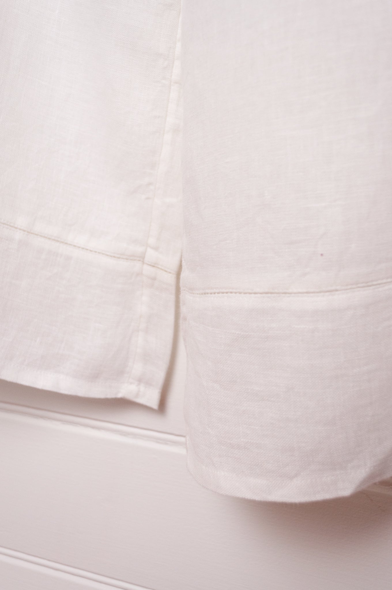 Manan Mapa white linen culotte pant.